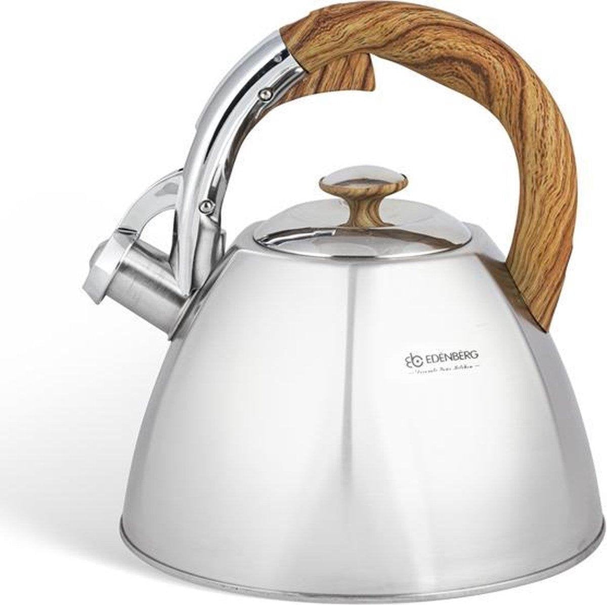 Edënbërg Classic Line - RVS Fluitketel - 3.0 liter