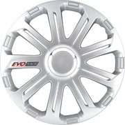 Autostyle Wieldoppen 16 inch Evo Race Zilver - ABS