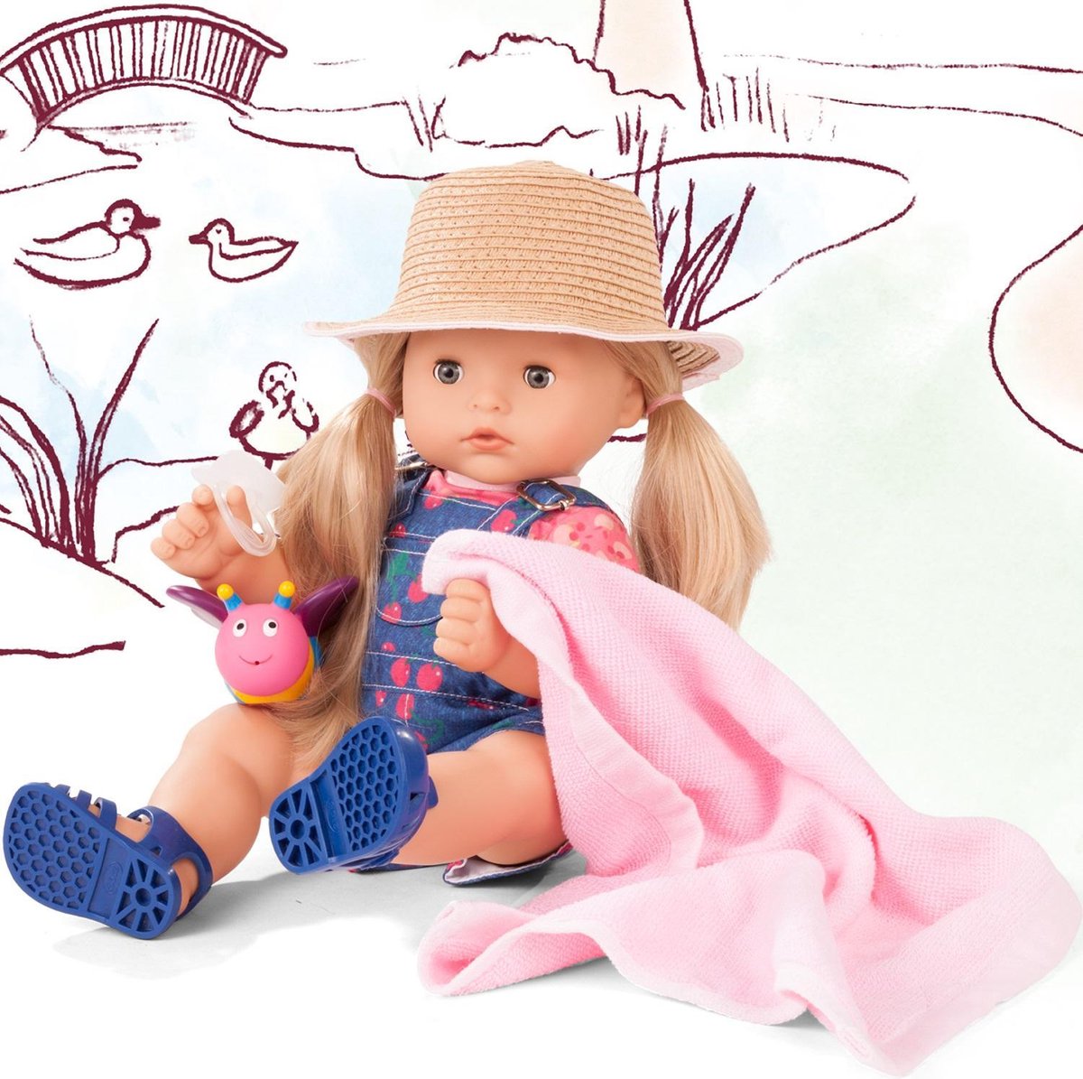 Pop - Maxy Aquini - Cherry Kiss - Blond lang haar - 9dlg.