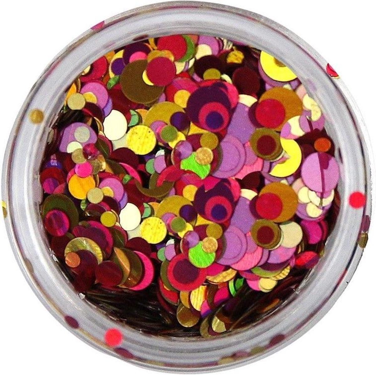 Claresa Nageldecoratie Confetti Rood 4