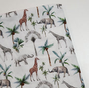 Wieglaken 70 x 100 | jungle | babybedje | handgemaakt