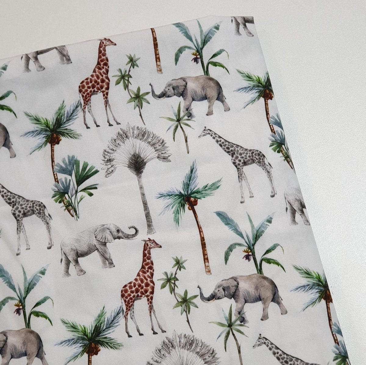 Wieglaken 70 x 100 | jungle | babybedje | handgemaakt