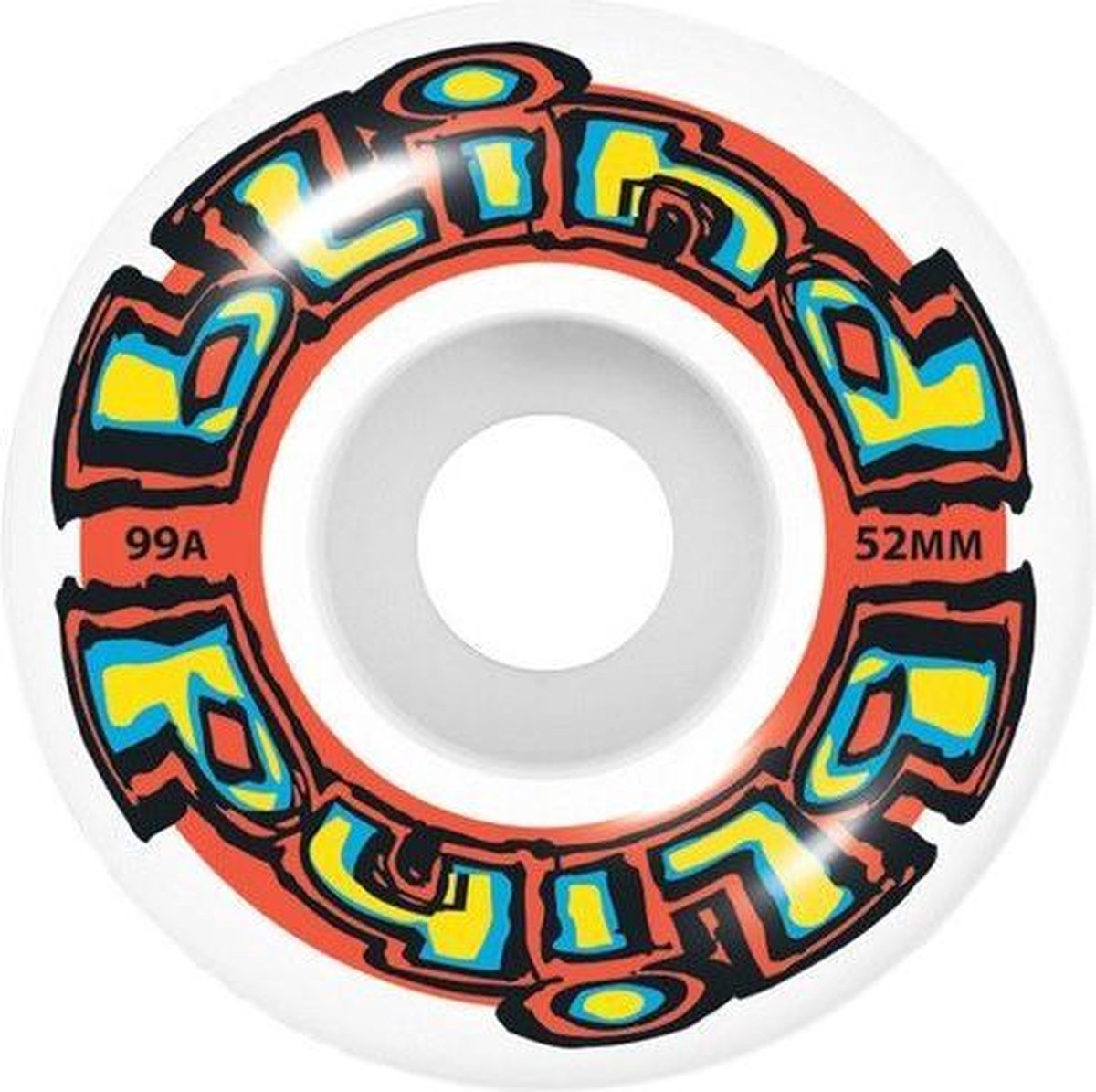 Blind OG Stretch skateboardwielen 52 mm white/red