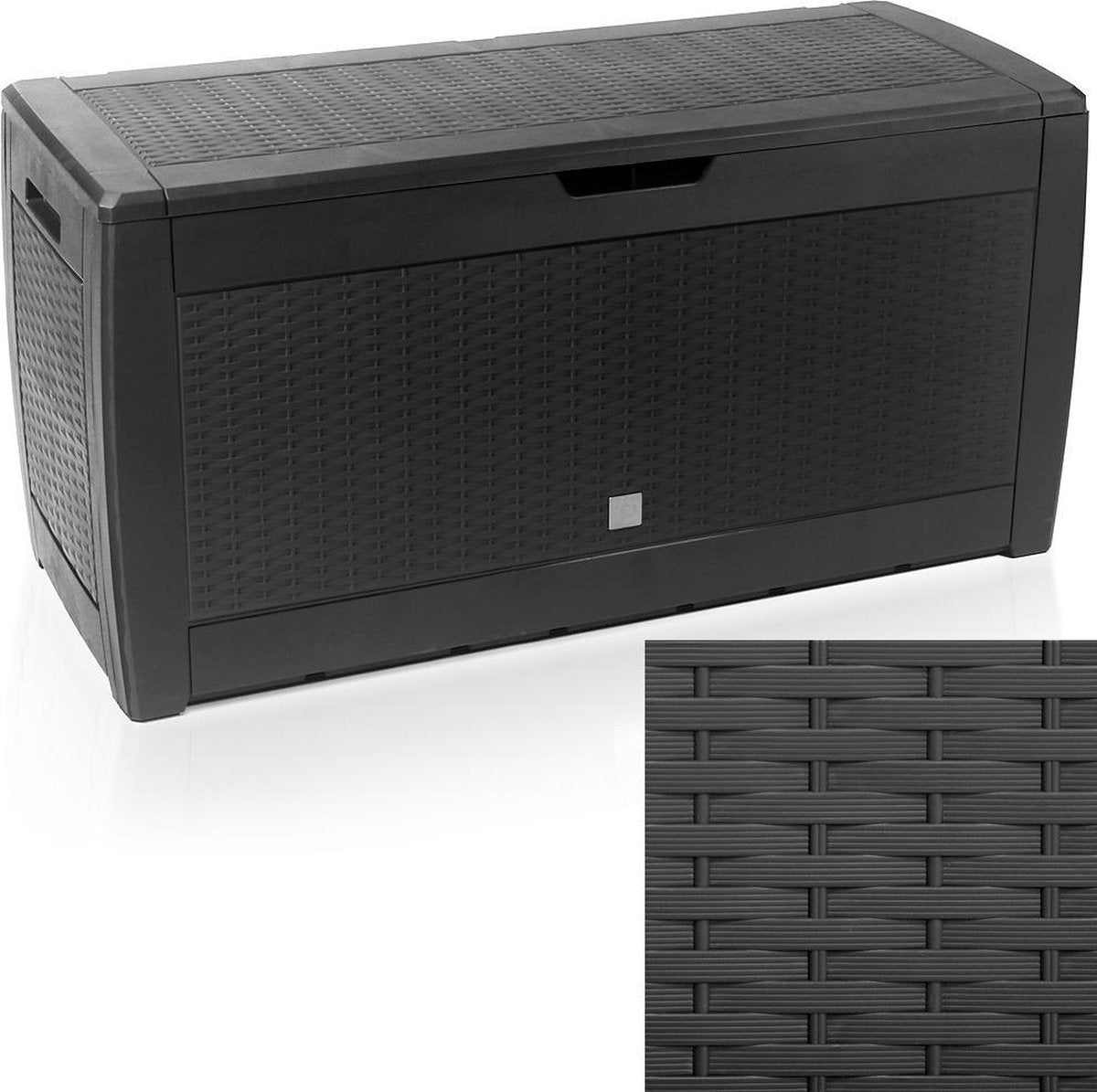 Deuba Opbergbox Antraciet 119x48x60cm