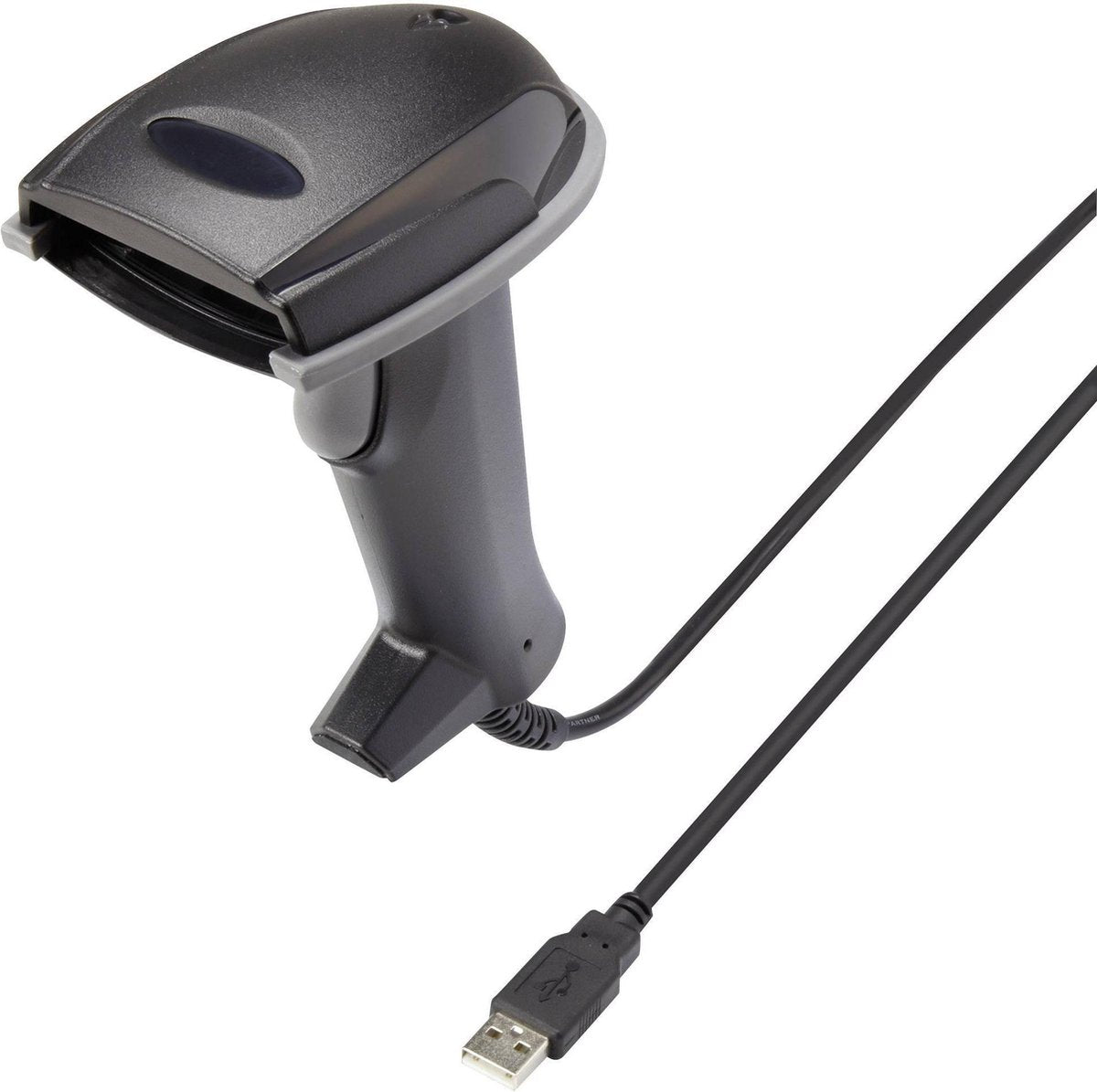 Renkforce CR6307A USB-Kit Barcode scanner Corded 1D CCD Black Hand-held USB