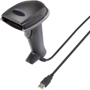 Renkforce CR6307A USB-Kit Barcode scanner Corded 1D CCD Black Hand-held USB