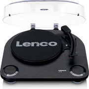 Lenco LS-40BK - Platenspeler met ingebouwde speakers en AUX - Zwart