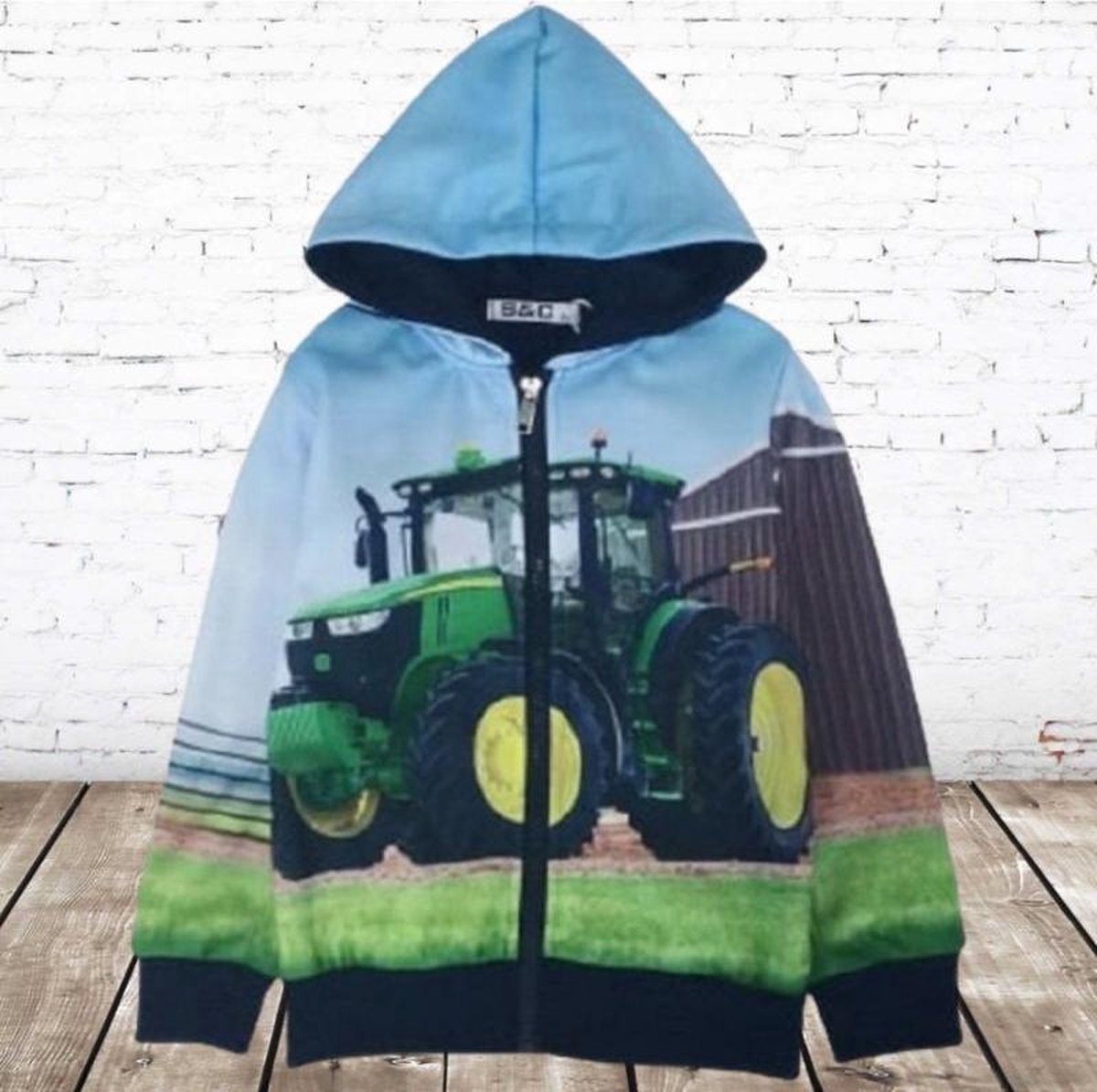 S&C Vest met John Deere trekker h090 - 110/116