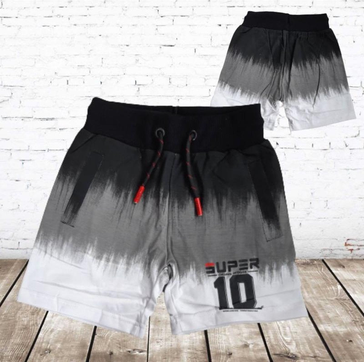 S&C Jongens jog short grijs - 134/140