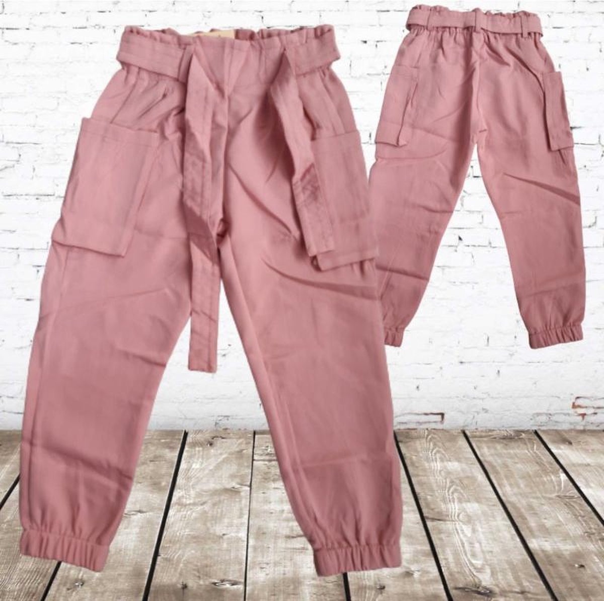 Papillon Zacht roze meisjes broek - 158/164