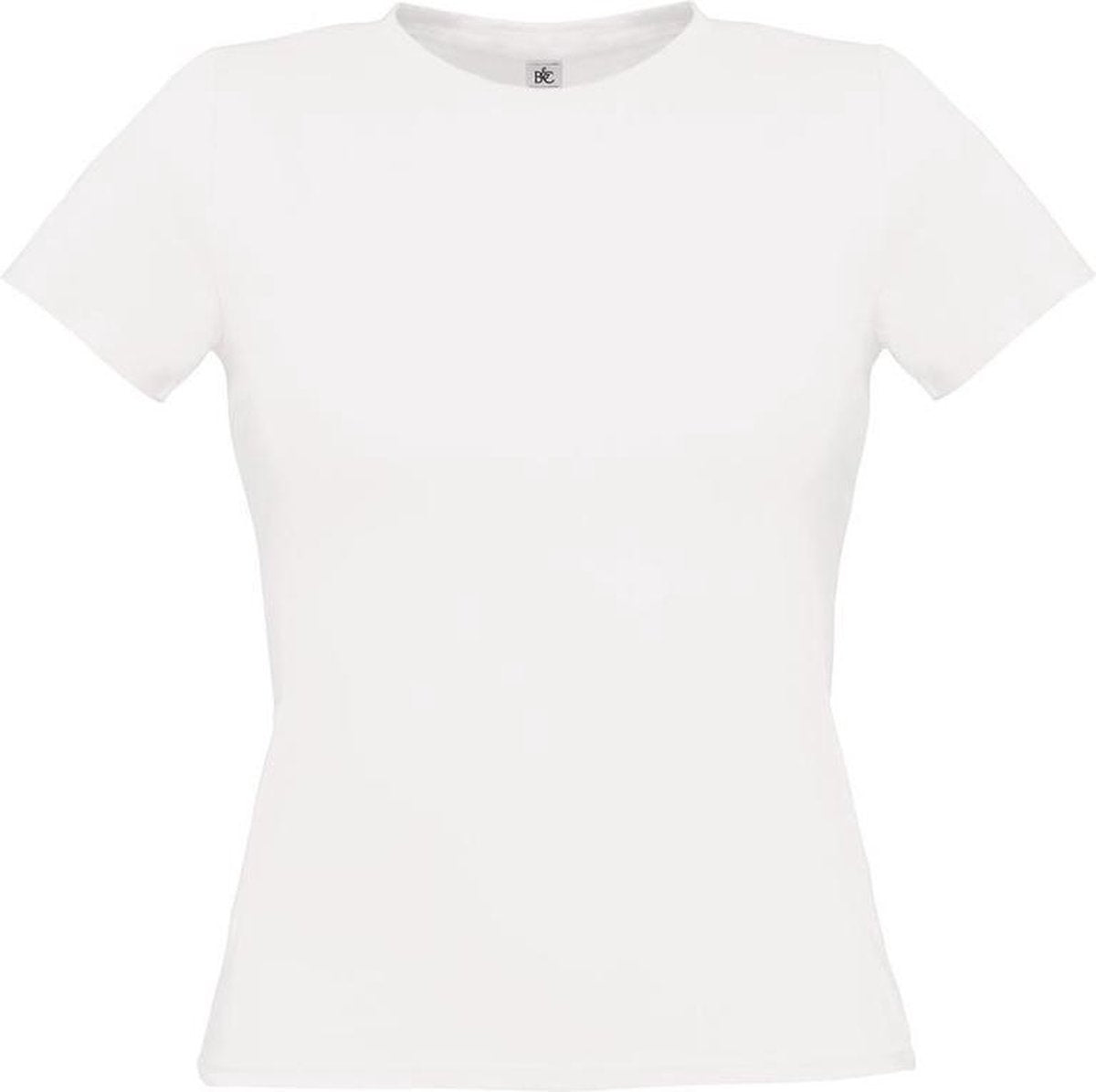 B&C T-shirt dames model wit. maat m