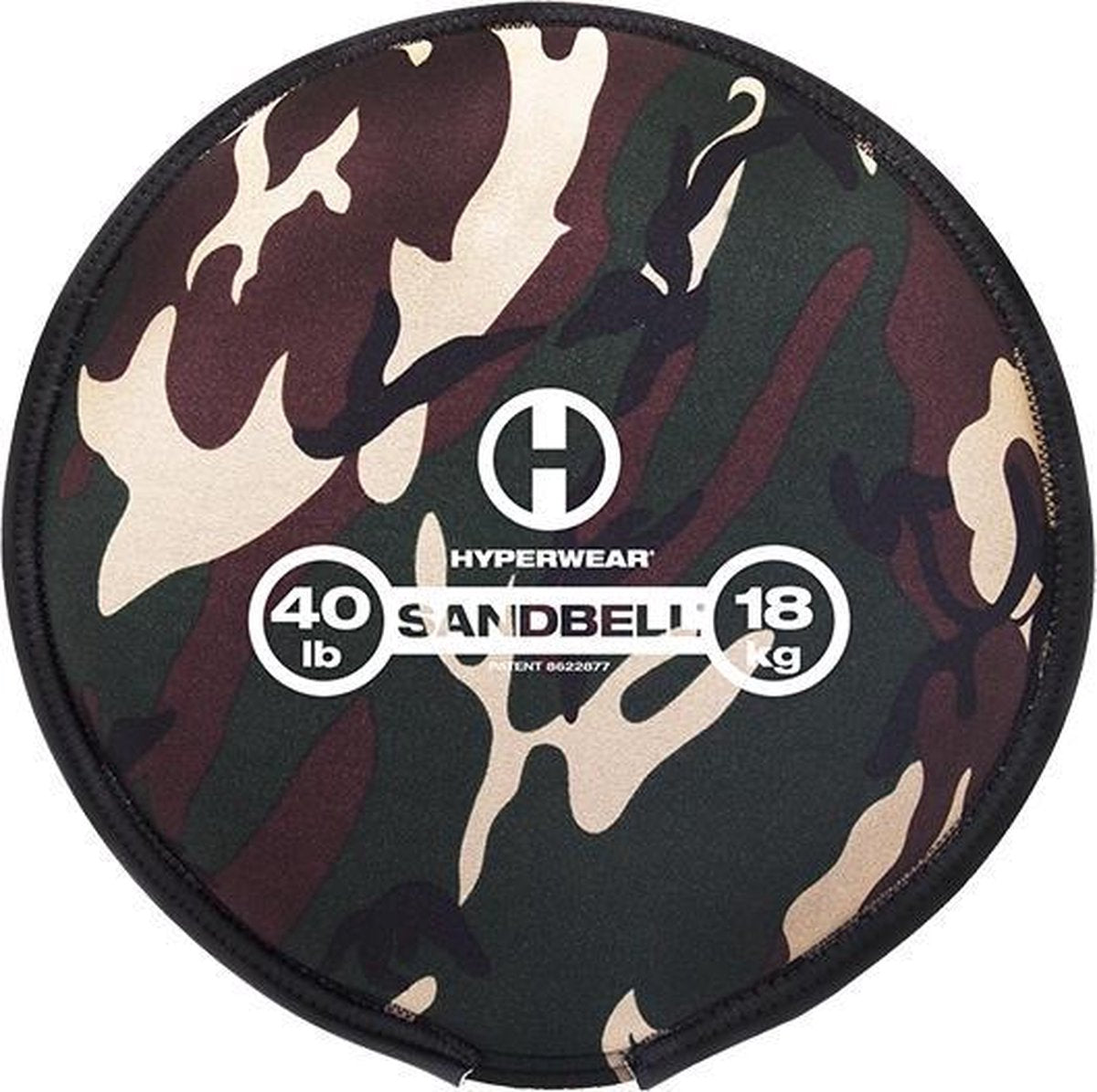 Hyperwear Camo SandBell 18 kg (40 lbs)