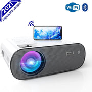 Nince Beamer C10 2021 Model - Input tot Full HD - 7000 Lumen - Streamen Vanaf Je Telefoon Met WiFi - Mini Projector - Mini Beamer