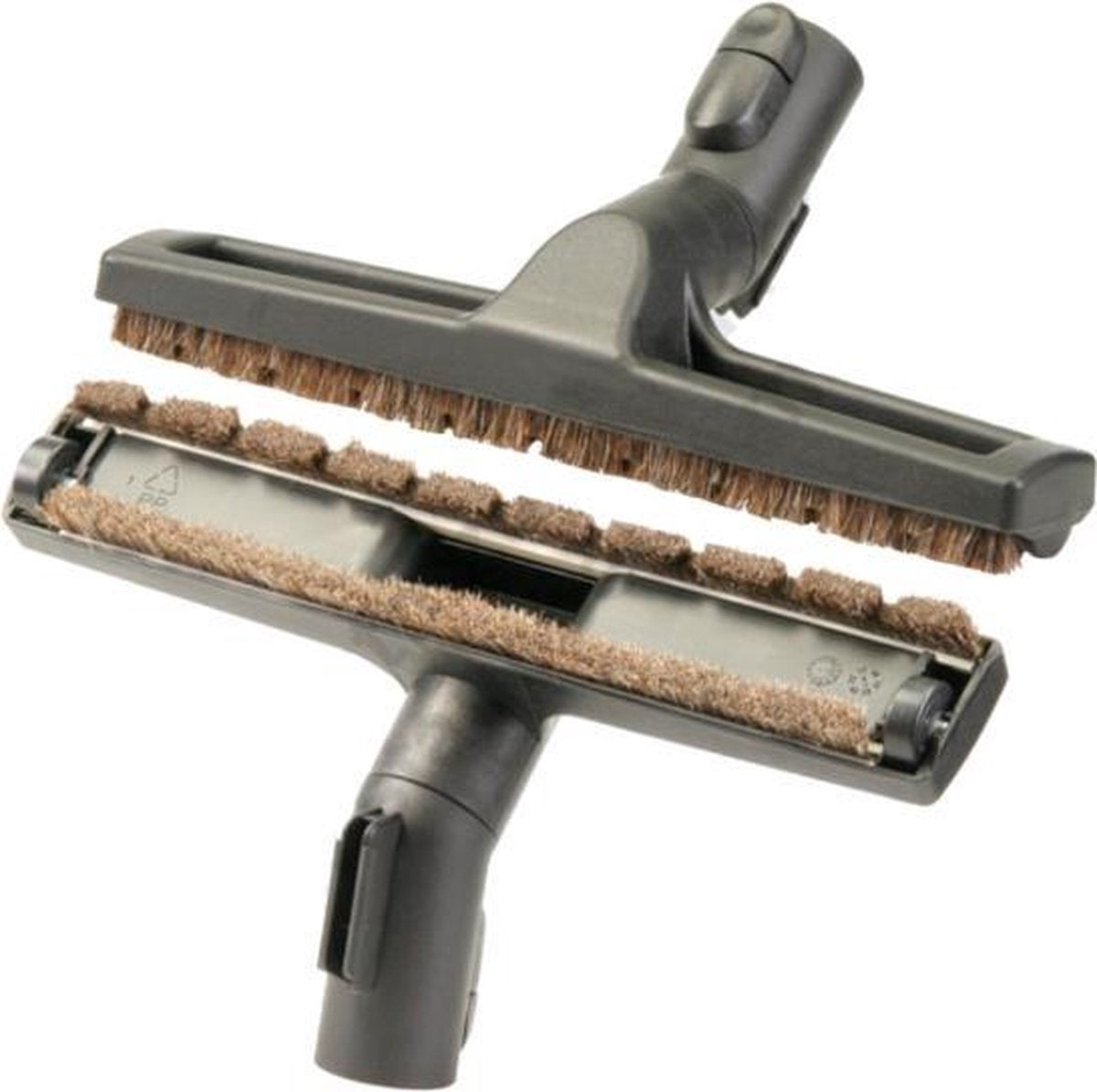 Miele zuigmond stofzuigerborstel harde vloeren - 35mm - parket borstel met wiel en parkeerfunctie alternatief geschikt voor miele