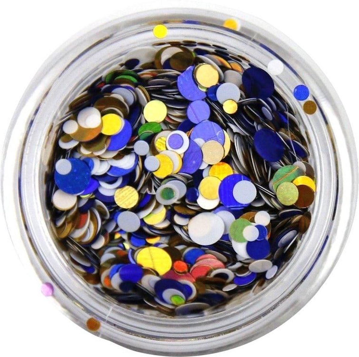 Claresa Nageldecoratie Confetti Goud 5