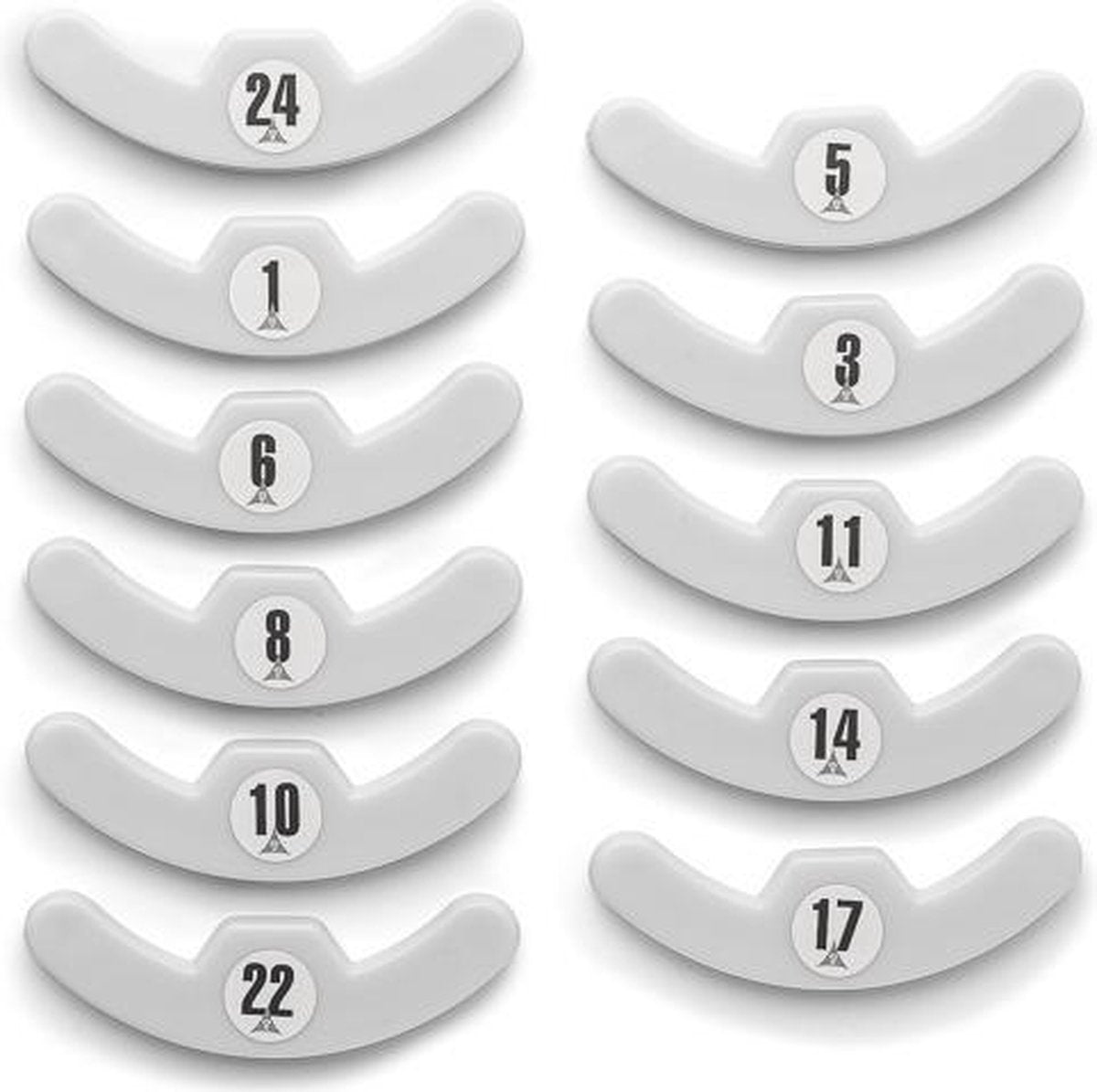 Spelersmagneten - Ophangmagneet - 2x11 stuks - 60mm x20mm