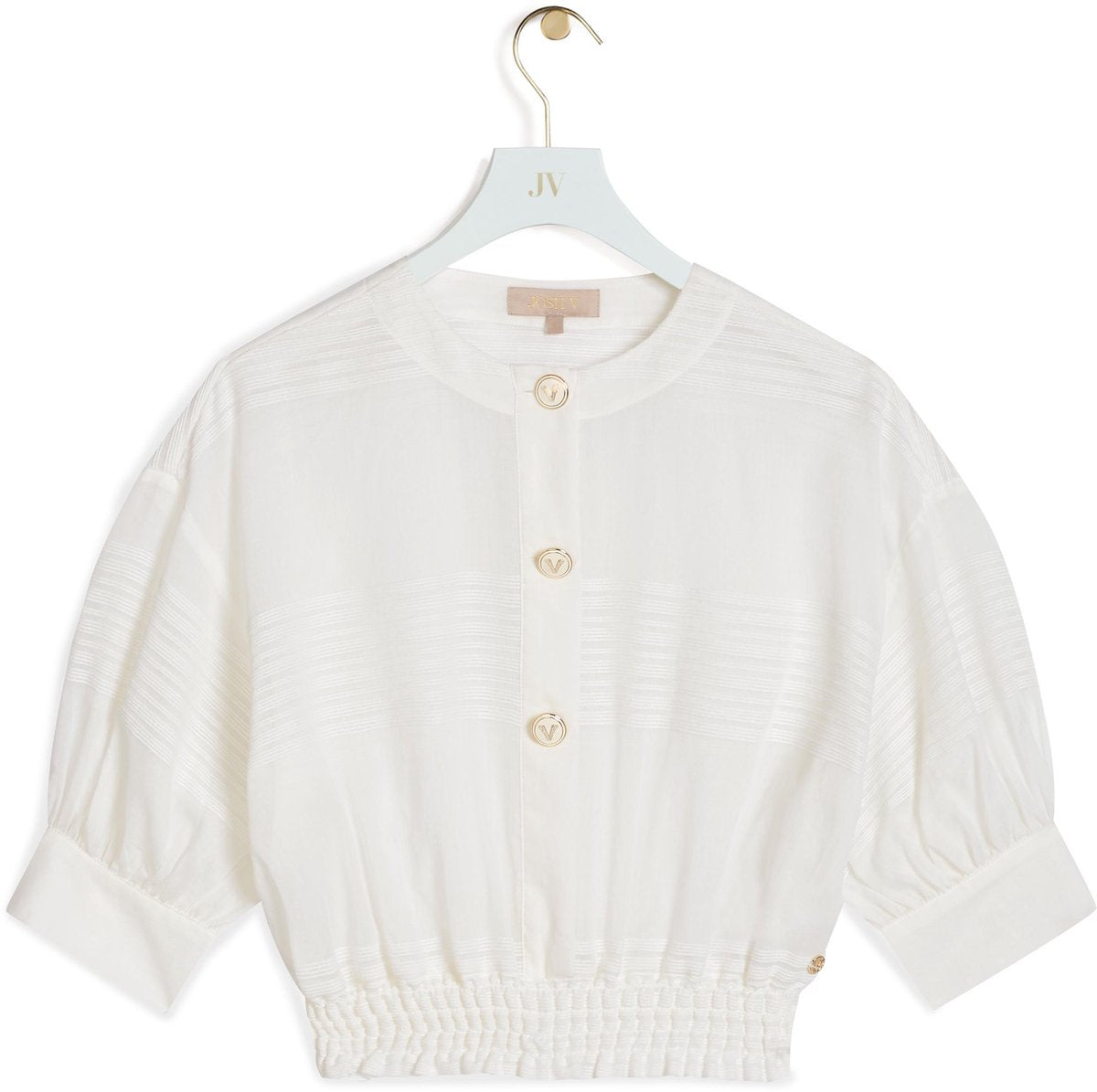 JOSH V  JULIANA Whisper White Dames Blouse - Maat S