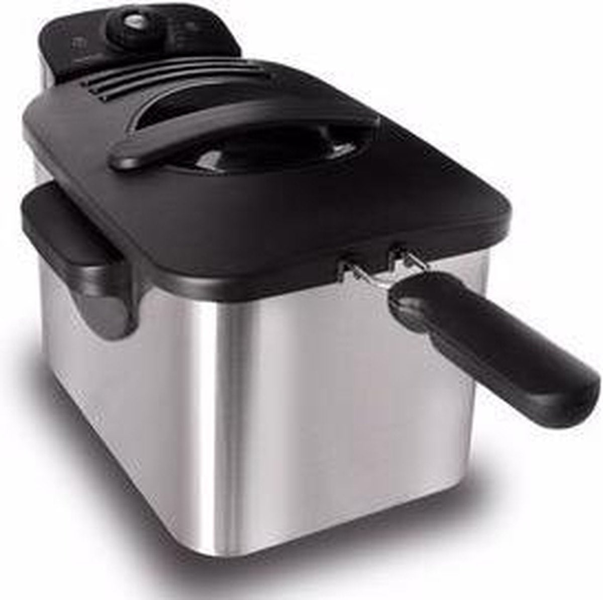 Inventum Friteuse GF431S - Frituurpan RVS met kunststof deksel