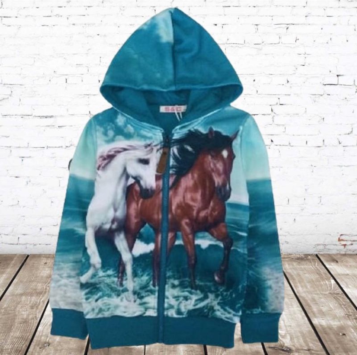 S&C Vest met paarden in zee - 98/104