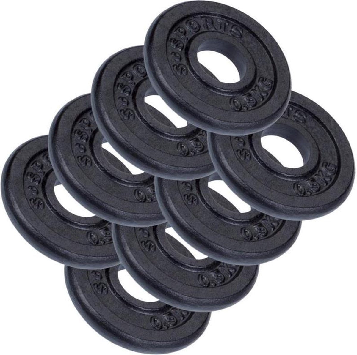 ScSPORTS® Halterschijven set 4 kg - 8 x 0