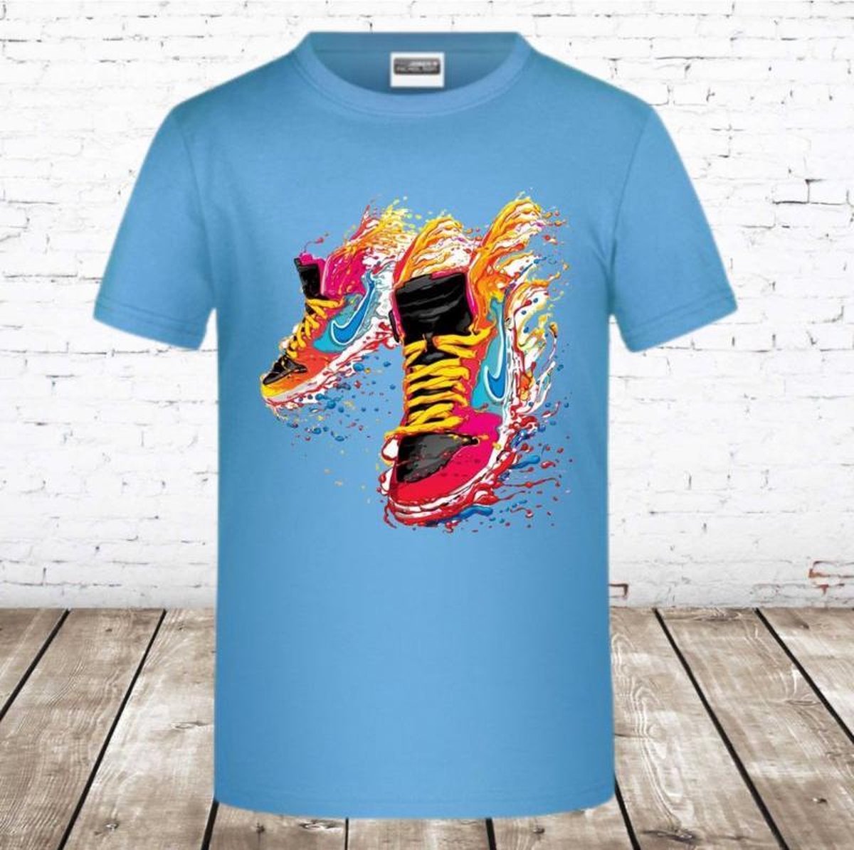 S&C Jongens t shirt shoes - 134/140