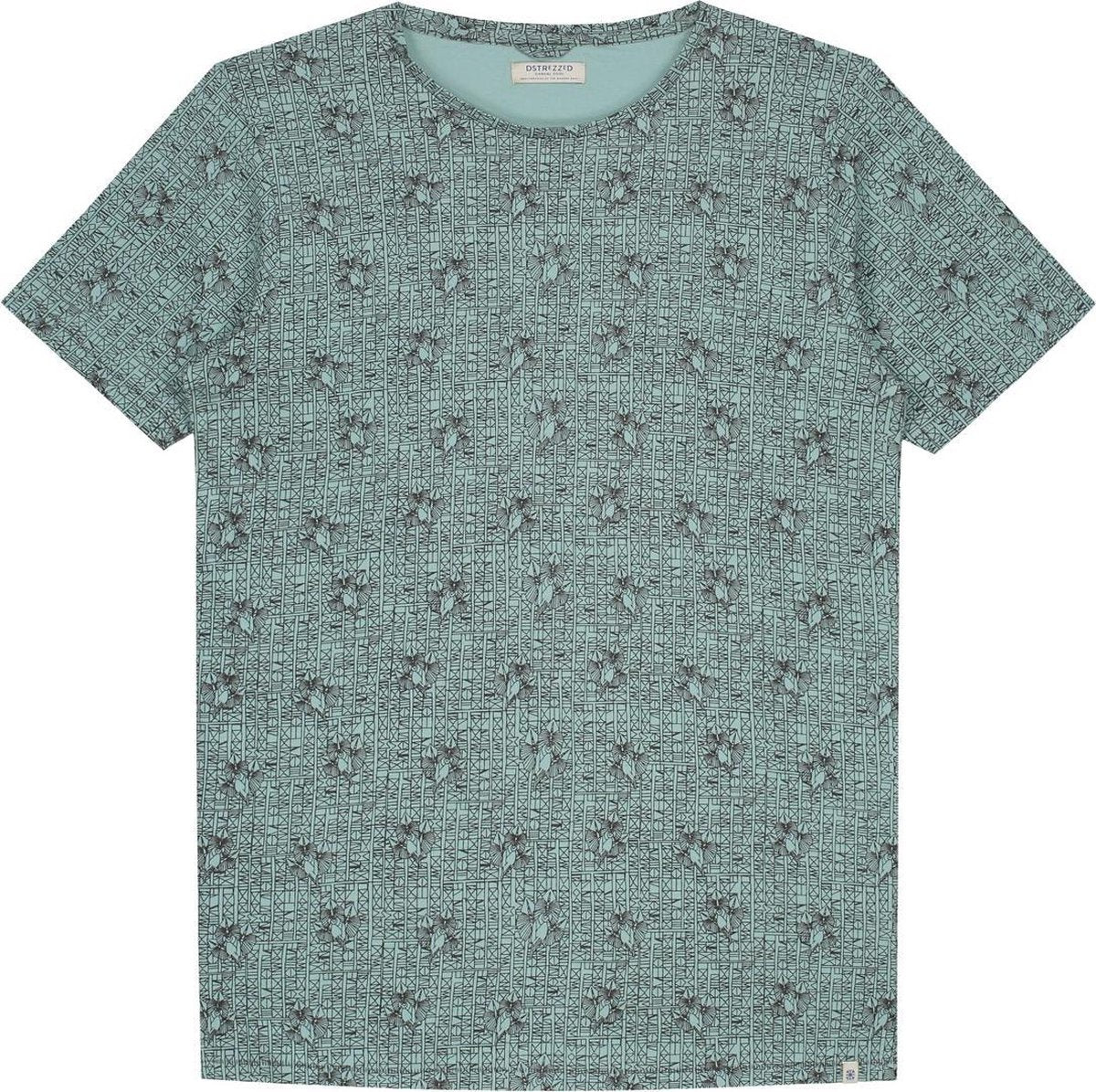 Dstrezzed T-shirt Print Parrot Licht Groen (202378 - 521)