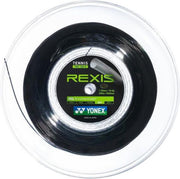 Yonex Rexis 1.30 mm Tennissnaar op rol 200m zwart
