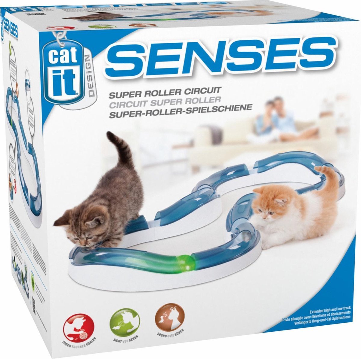 Cat it Senses kattenspeelgoed Super roller circuit - Paars