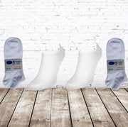 Naft sneaker sokken wit 10-paar - 36/42