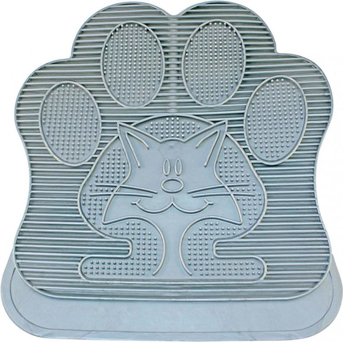 Kattenbakmat rubber Grijs 49x34cm