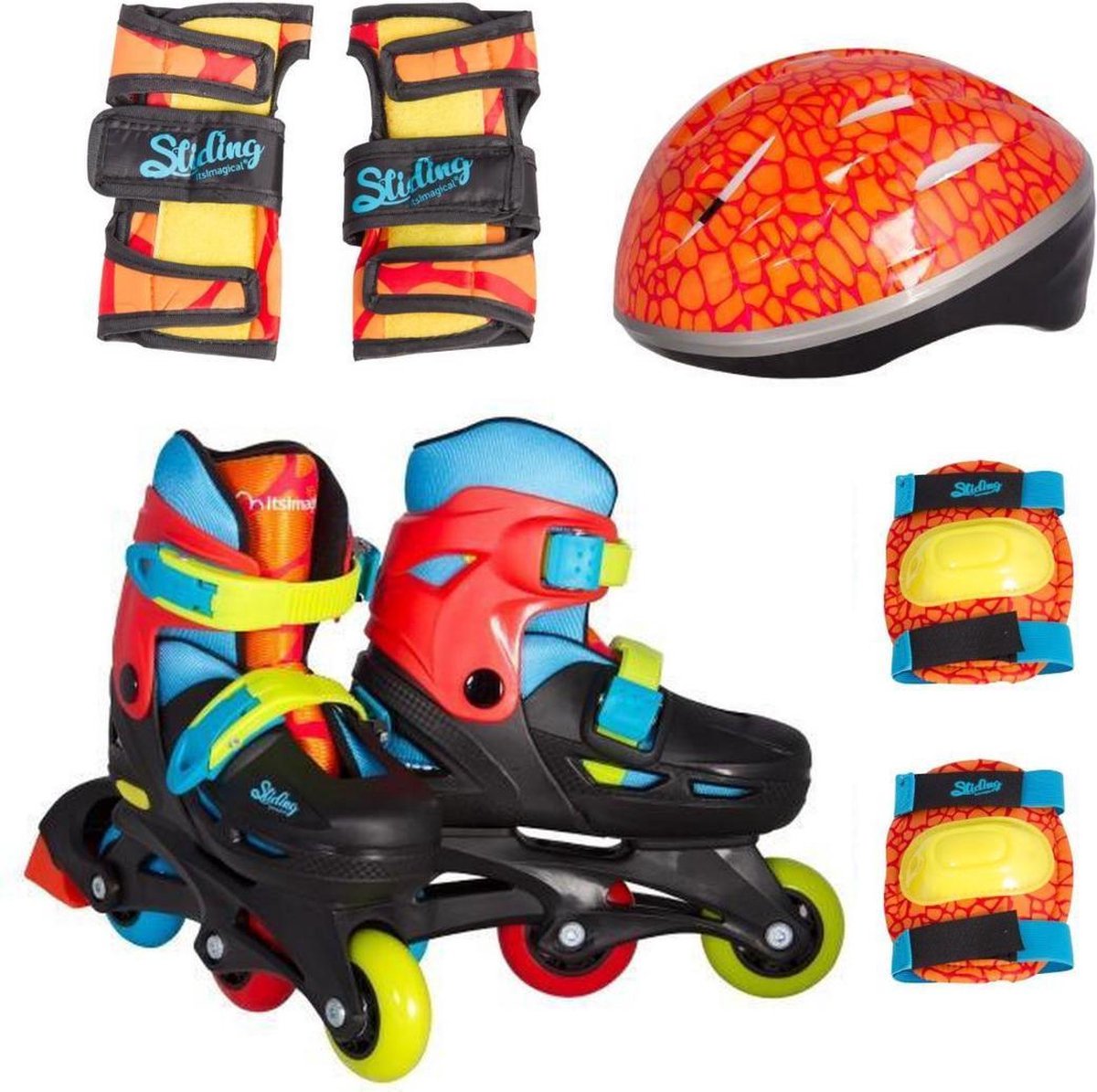 Imaginarium Rolling Set Evolution blue - Skates voor kinderen