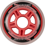 Powerslide Skatewielen One 80 Mm Rood Per 8 Stuks
