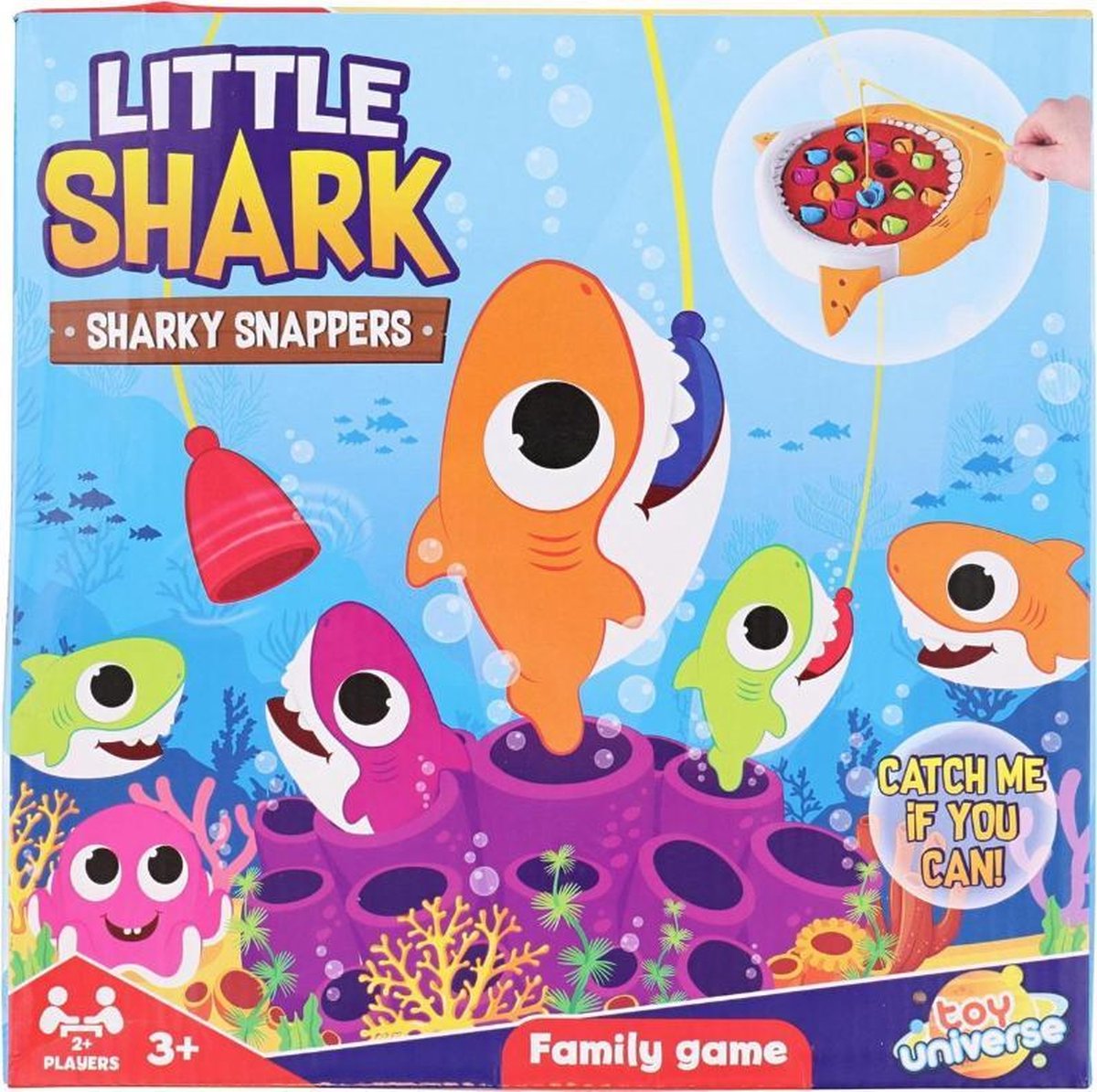 Little Shark Familiespel - Multicolor - Kunststof - 2+ Spelers