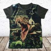 s&C Dino shirt groen JM806 - 86/92