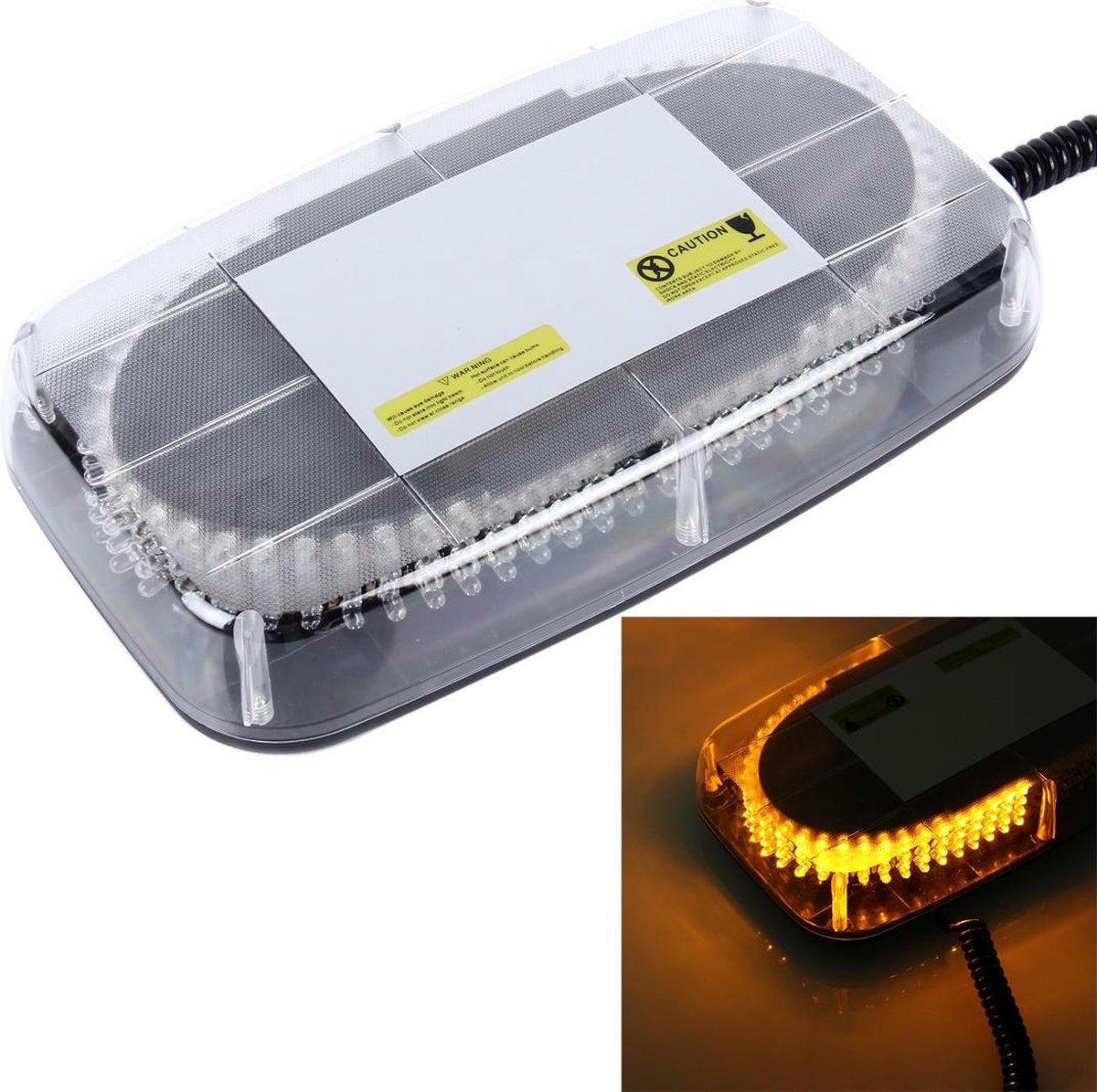25W 240 LED-waarschuwing Mini Light Bar Strobe Light