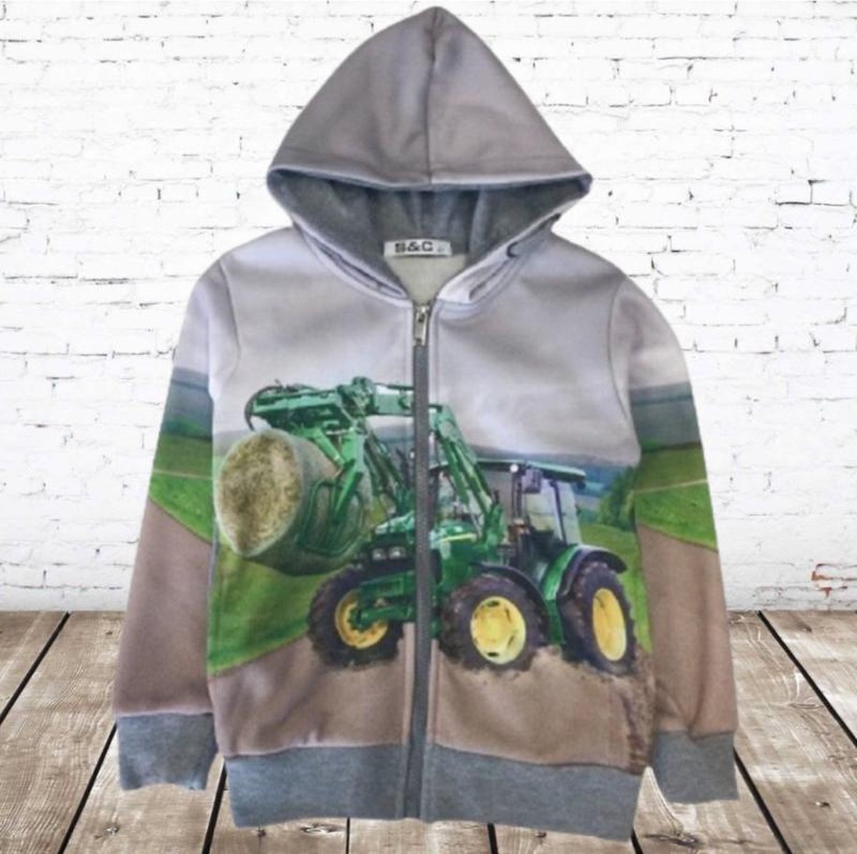 S&C Vest met John Deere trekker h095 - 110/116