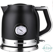 Waterkoker retro | Waterkoker zwart | Waterkokers | Zwart | RVS | Waterkoker retro vintage | Waterkoker vintage | Able & Borret