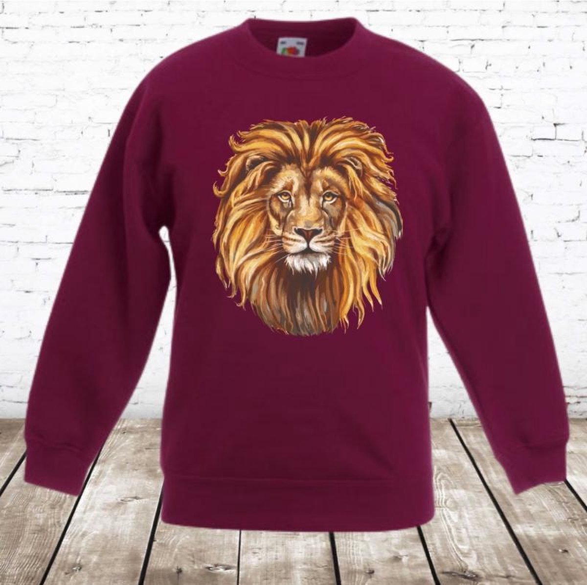 S&C Sweater met leeuw - 158/164