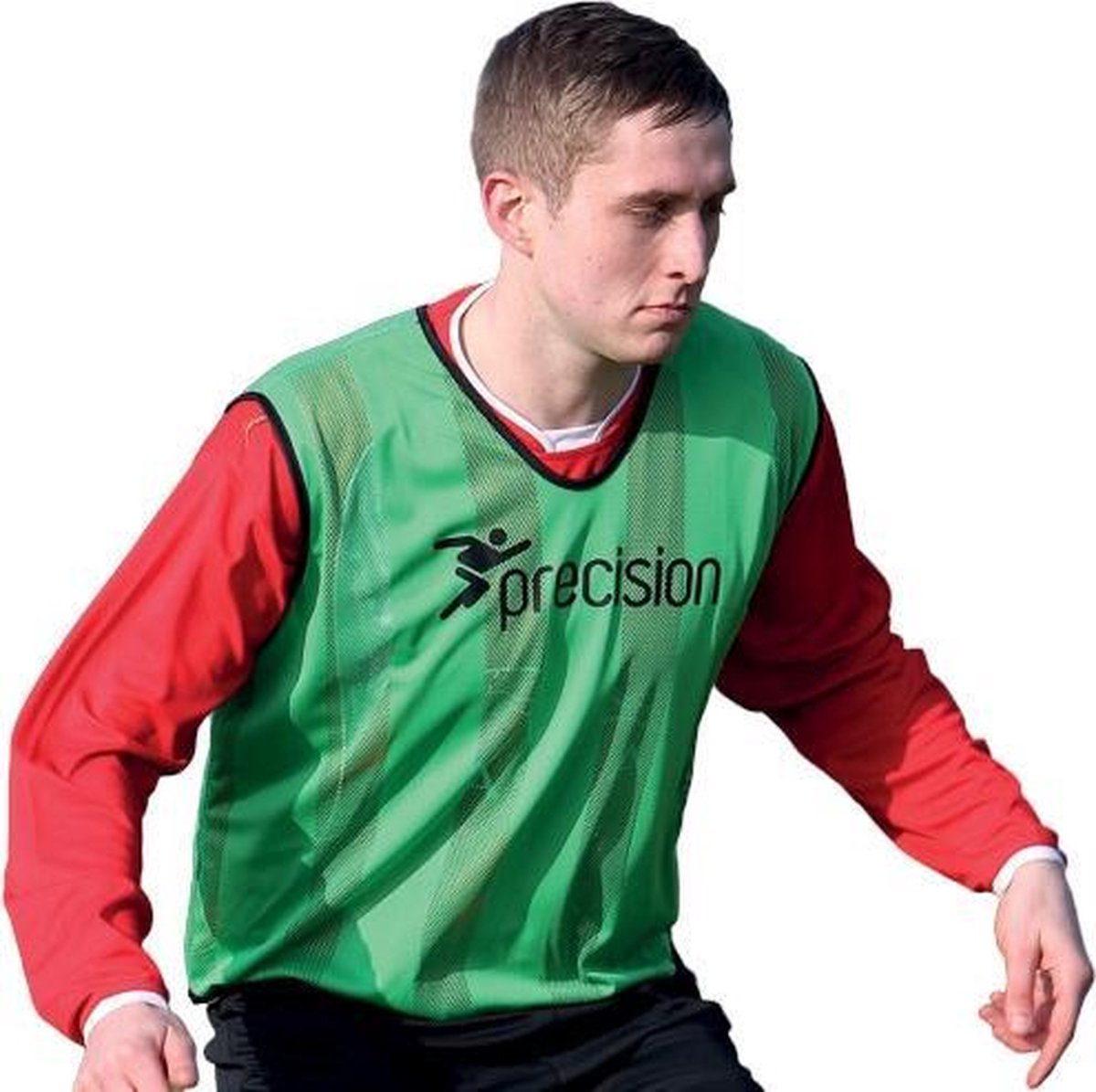 Precision Trainingshesje Mesh Polyester Groen Maat Xl