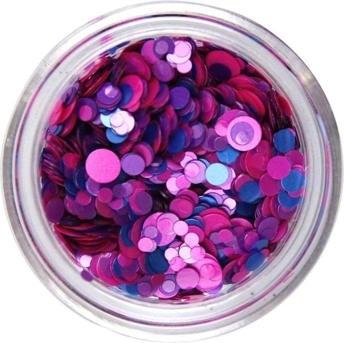 Claresa Nageldecoratie Confetti Roze 6