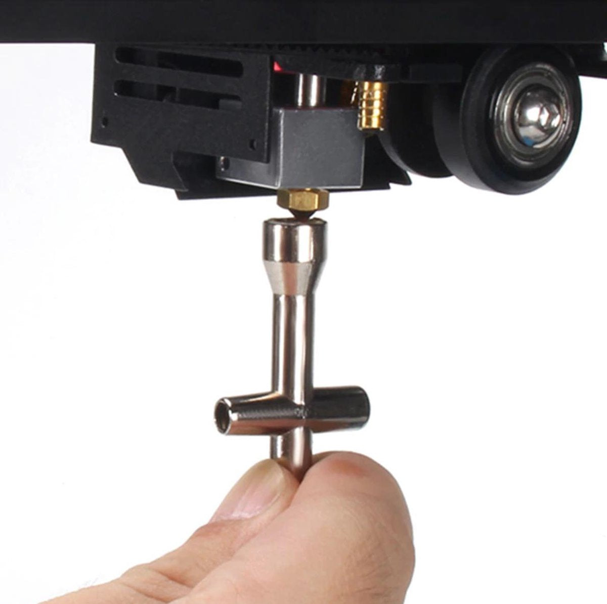 Hiden | 3D printing | Multifunctionele Nozzle Sleutel - Heatbed Tool | Zilver
