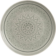J-Line Bord Keramiek Boho Grijs Large