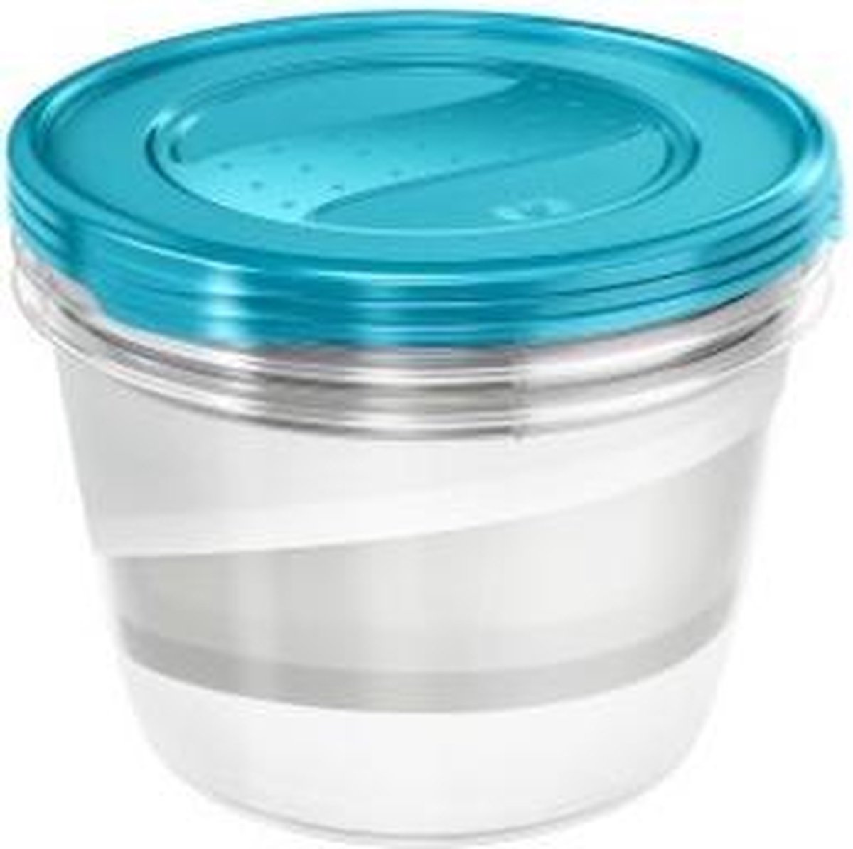 FREDO FRESH VERSHOUDDOZEN TRANSP/BLAUW SET 3  ROND 19 X12 - 2