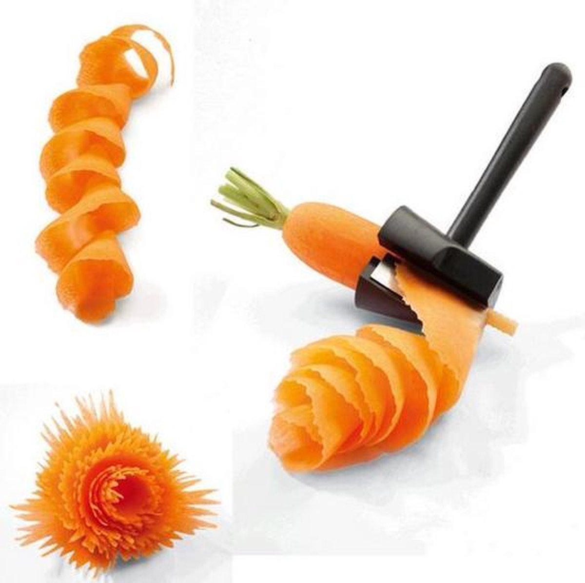Fruit spiraal snijder