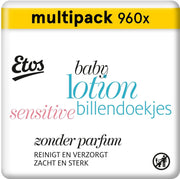Etos Baby Lotion Sensitive Billendoekjes - 960 stuks (12 x 80 stuks)