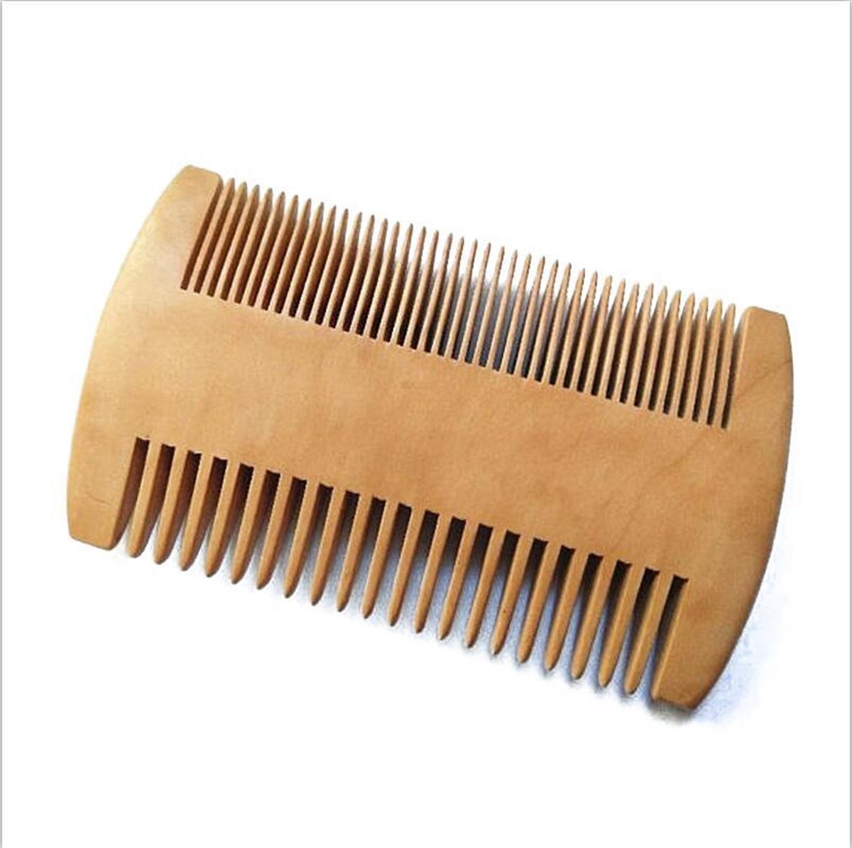Baardkam Dubbelzijdig|Barbier|Sandelhout|Stylingtool|Cabantis|Haar Accessoire