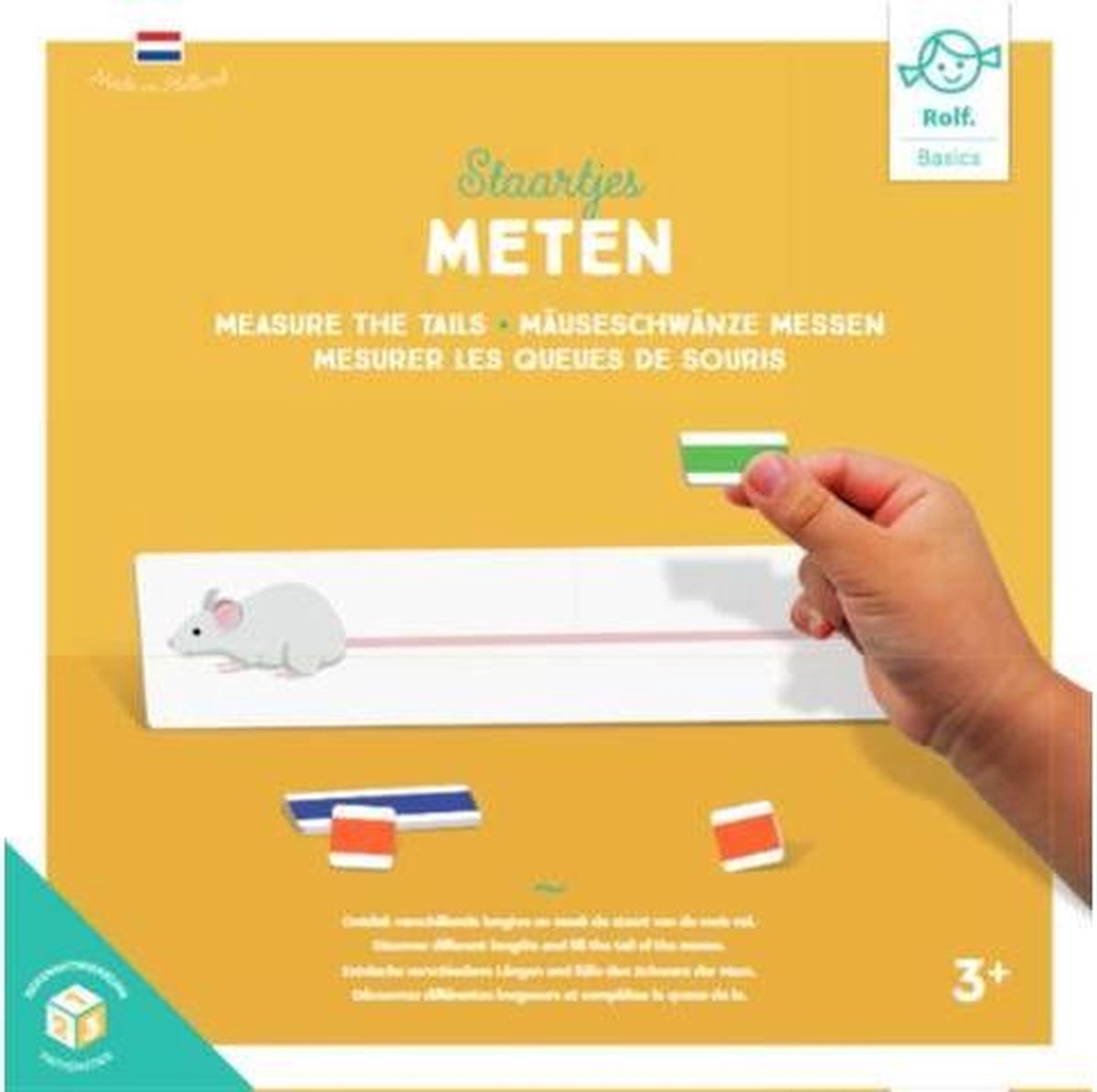 Rolf Basics - Staartjes meten - Educatief speelgoed voor kinderen