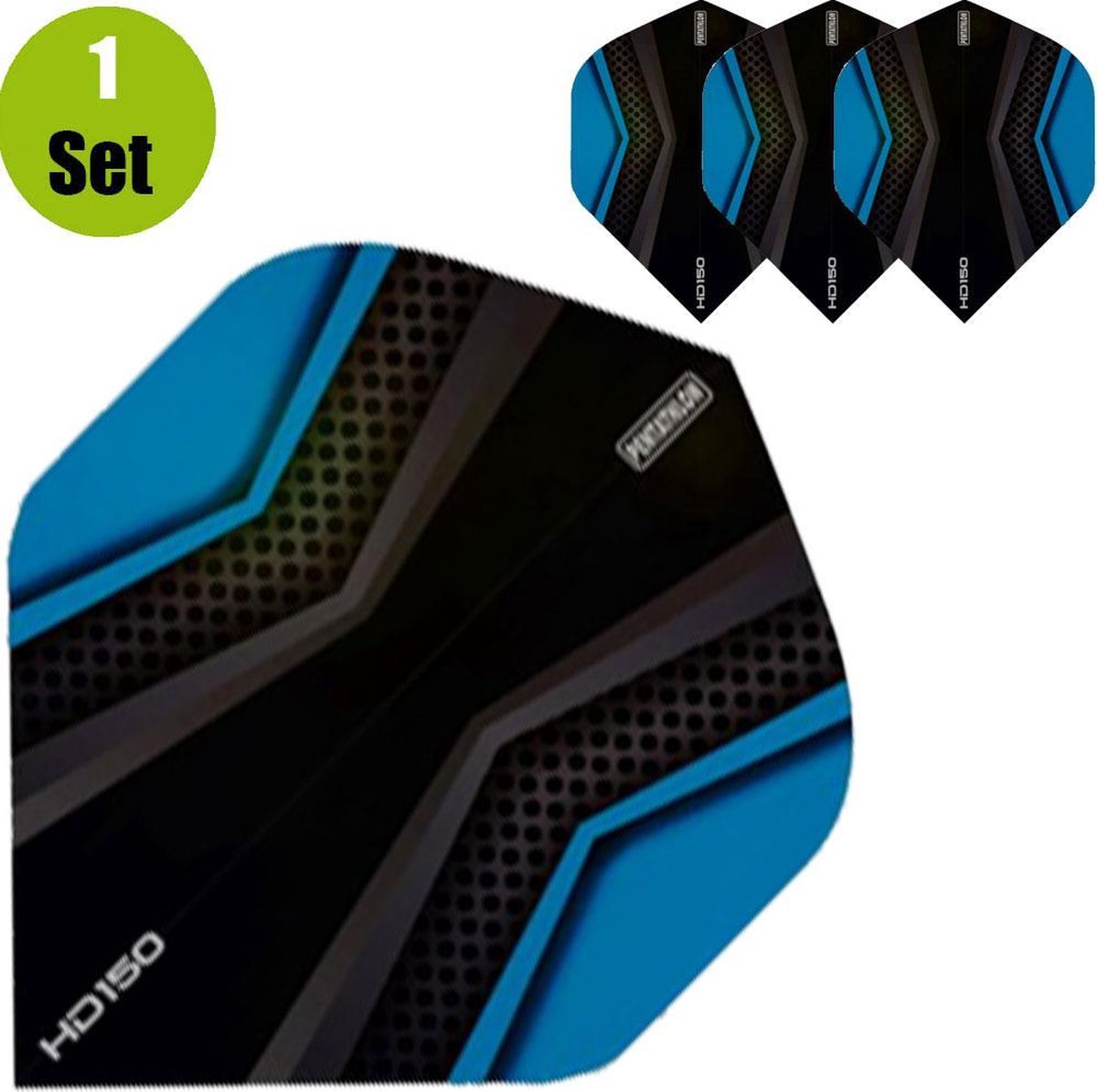 Pentathlon HD150 Dart Flights - Aqua- ()