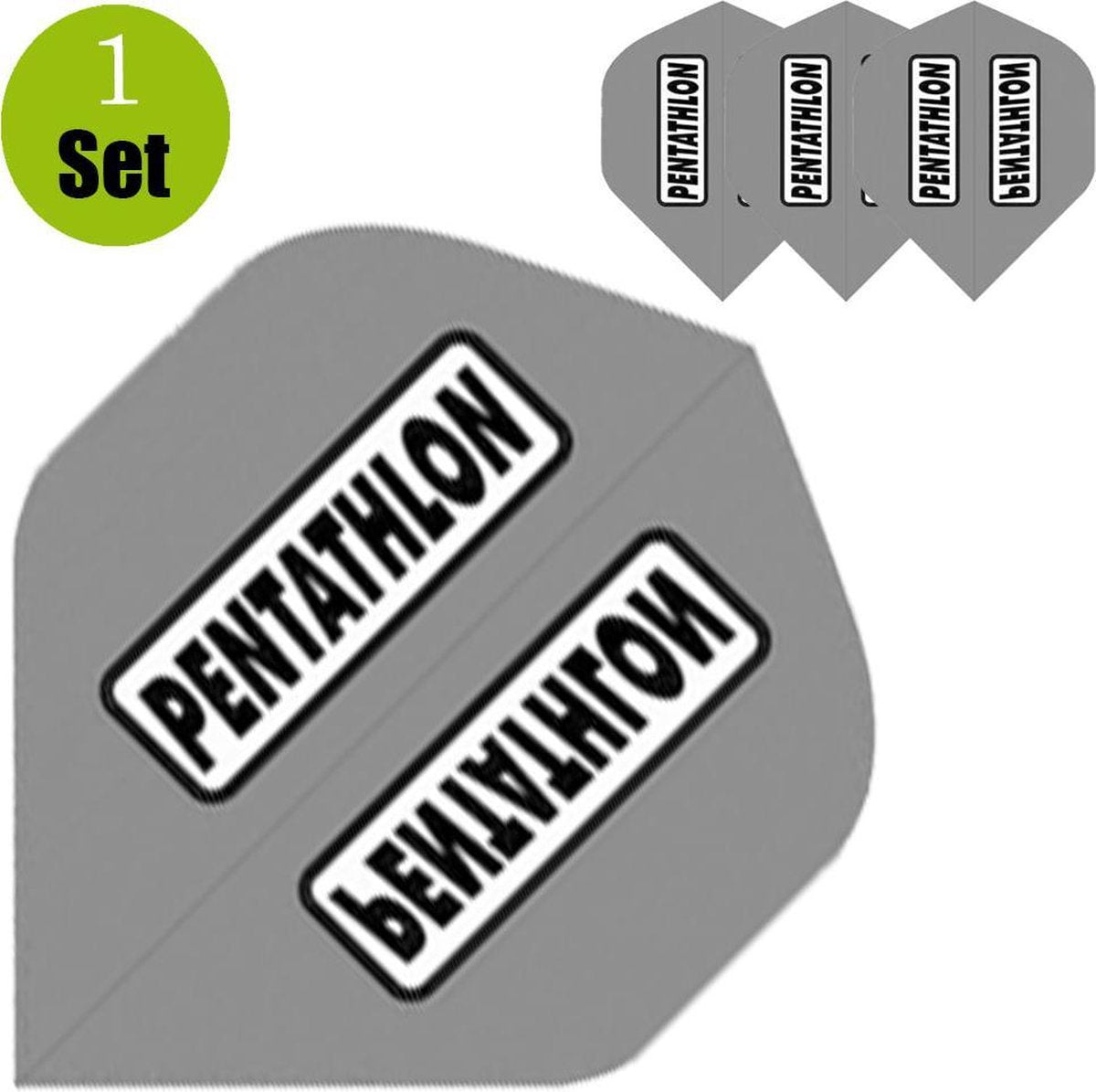 Pentathlon Dartflights - Grijs- ()