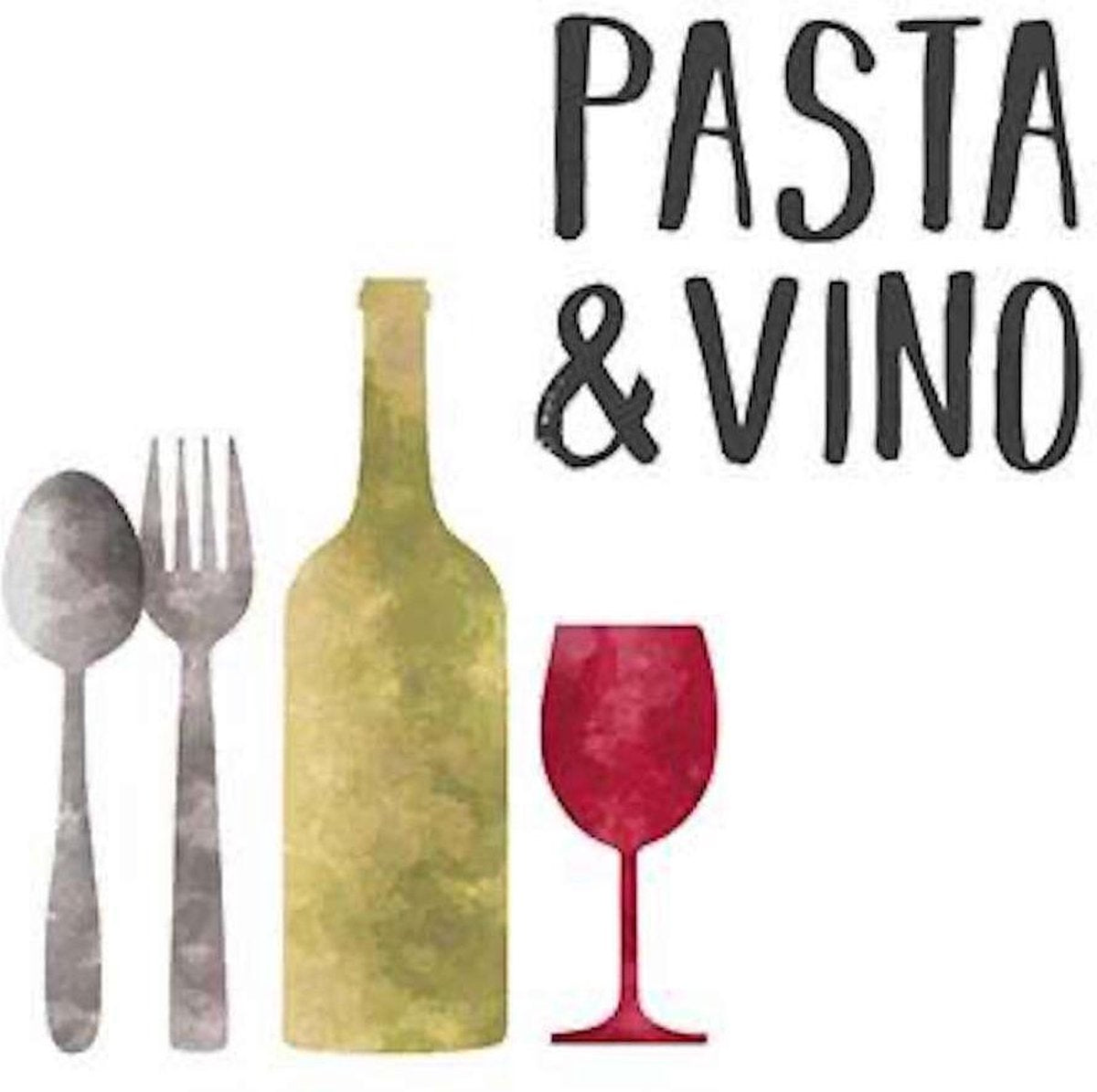 Papieren Servetten - Eten en Drinken en Welcome Friends - 20 grote en 20 kleine Servetten